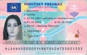 Acquista una patente di guida slovacca registrata e completa di tutte le funzionalità – Slovacchia