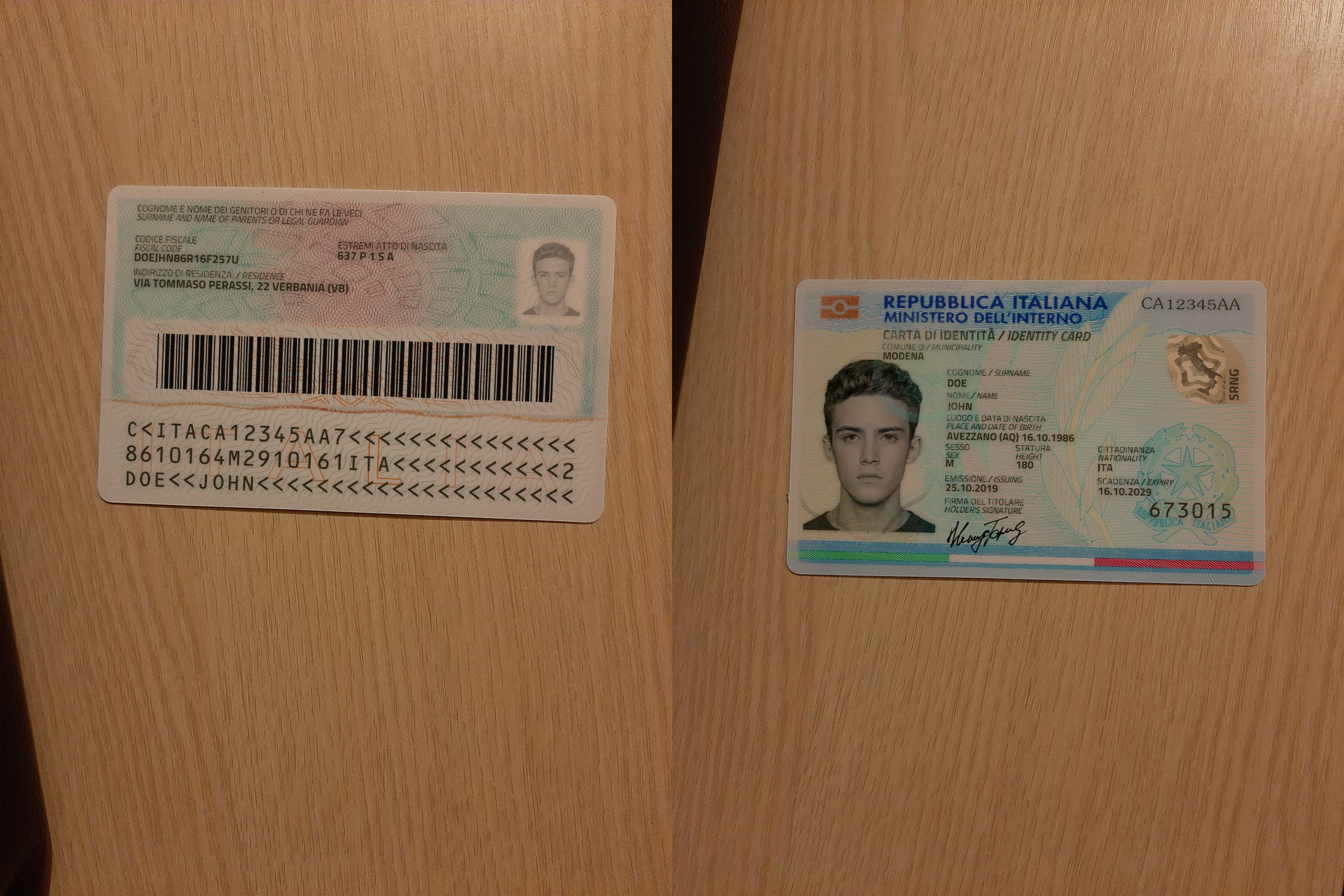 Fake Id Italy