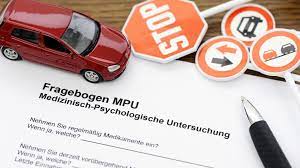 Test MPU a pozastavený řidičský průkaz