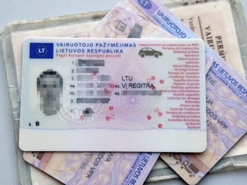 vairuotojo pazymejimo pirkimas